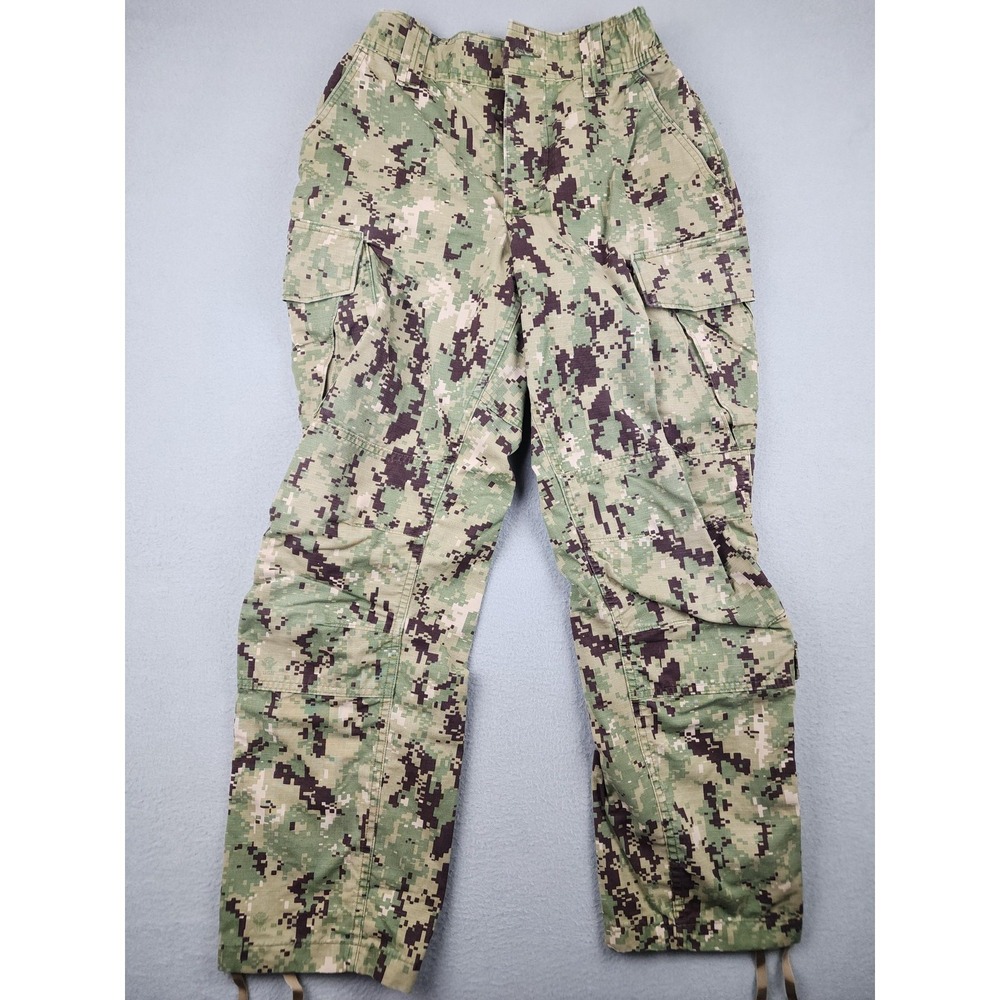 M & M Manufacturing Pants Mens Small Short 28x29 Green Camo Cargo NWU Type III